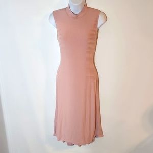 Pink high low dress